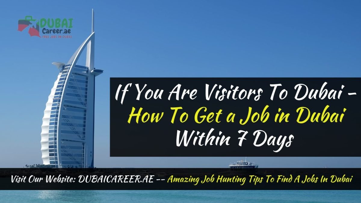 How To Get a Job in Dubai