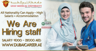 Gulf Medical University Jobs