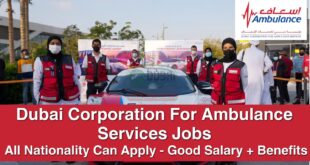 Dubai Corporation For Ambulance Services Jobs